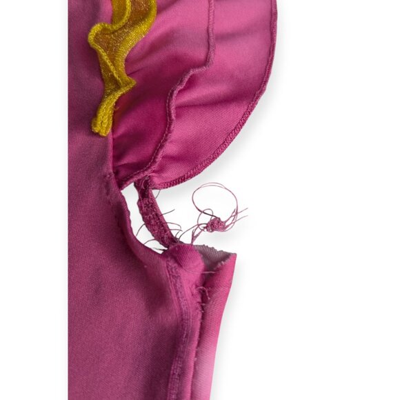 Disney Princess Pink Nightgown with Yellow Trim Girls Size Small - Picture 6 of 10